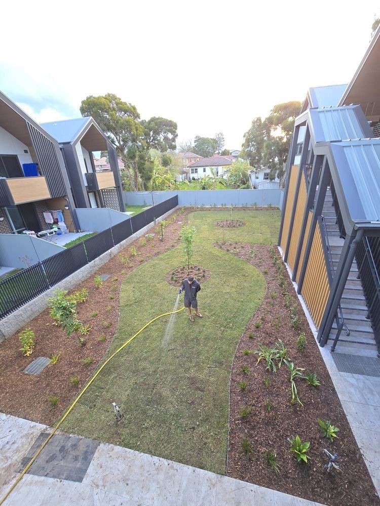 Cabramatta Apartments Landscaping — completed view 3