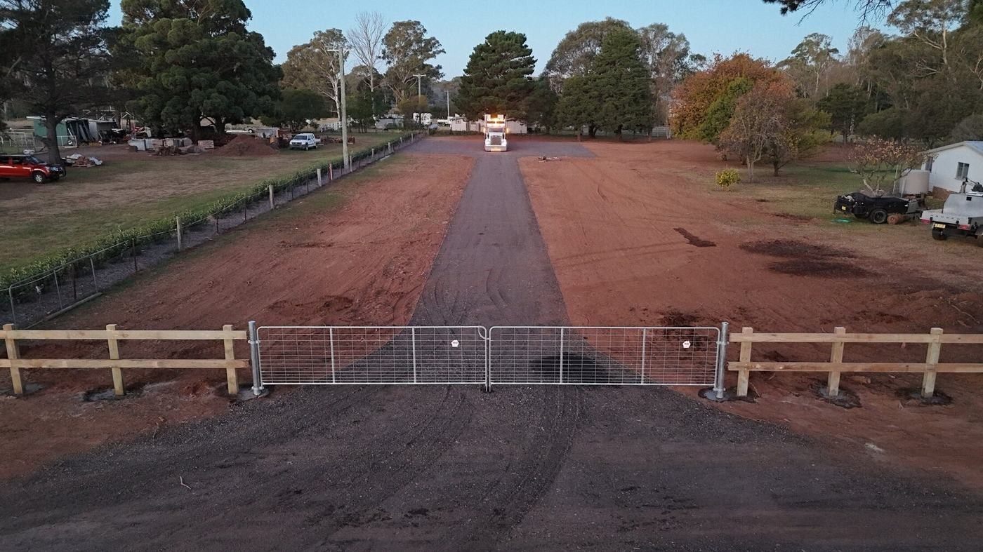 Bargo Truck Hardstand, Driveway & Rural Fencing in Bargo